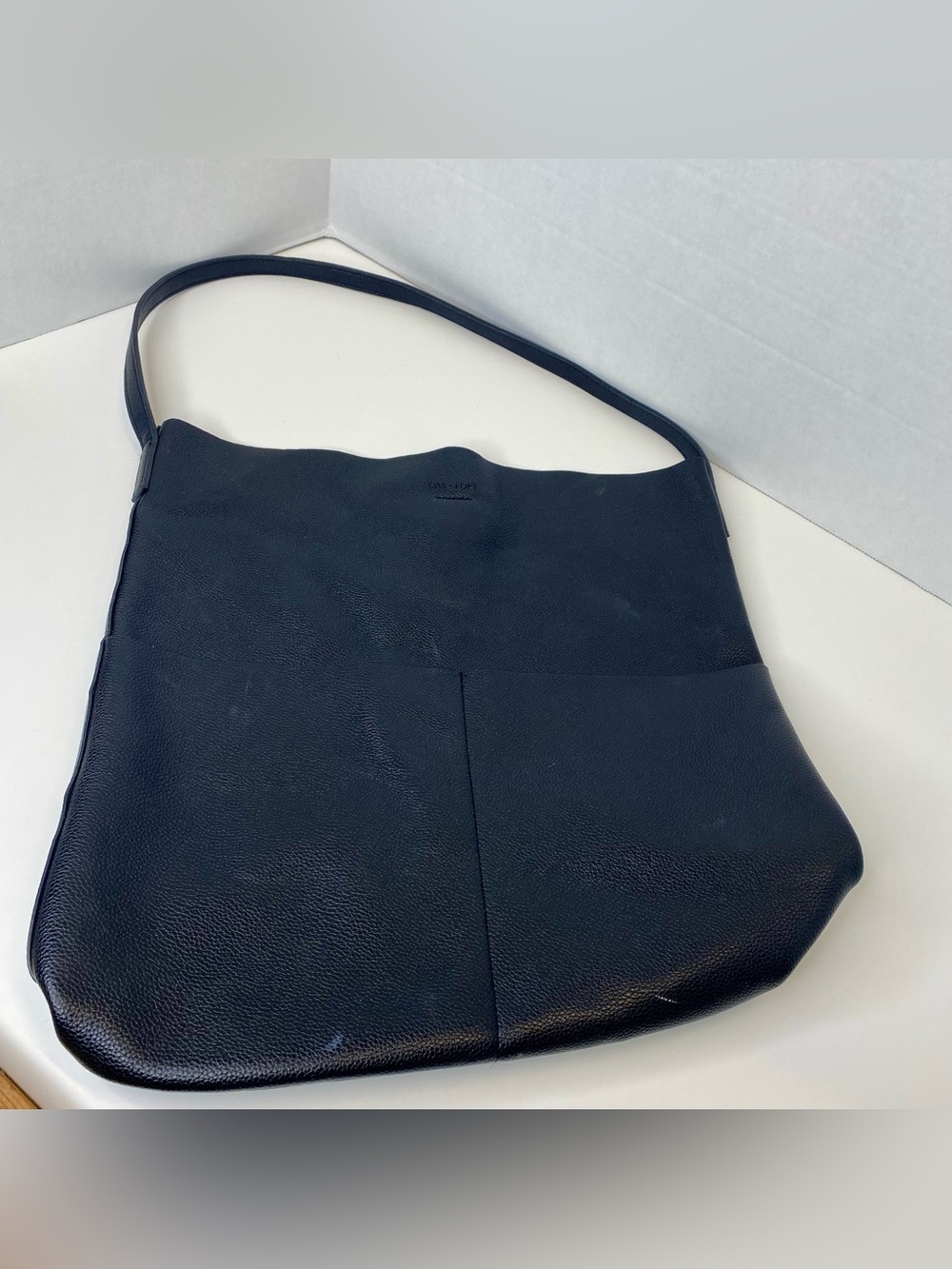 Oak + Fort black shoulder bag